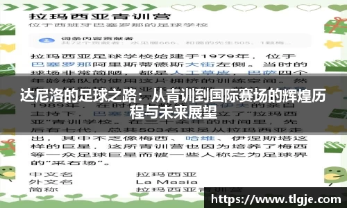 达尼洛的足球之路：从青训到国际赛场的辉煌历程与未来展望